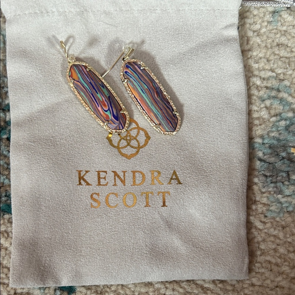 Kendra Scott Vibrant Swirl Earrings